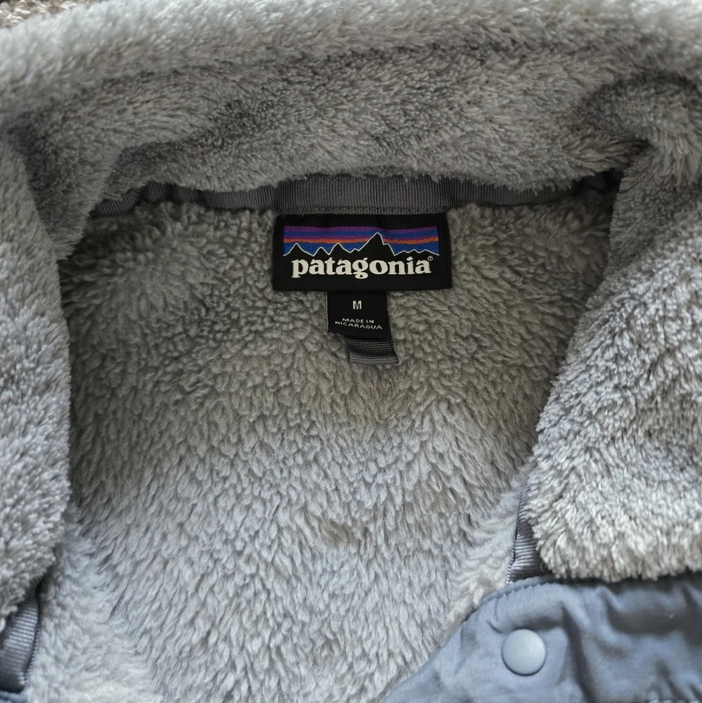 Patagonia Women's Re-tool Snap-T Fleece Pullover Grey Medium - Picture 4 of 6